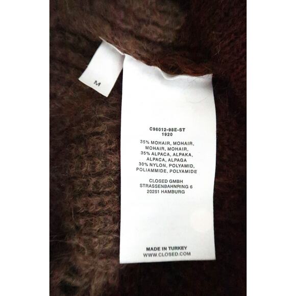 CLOSED Ethical Mohair Alpaca Blend Stripe Sweater Jumper Farfetch M NWT $395 - Picture 11 of 13